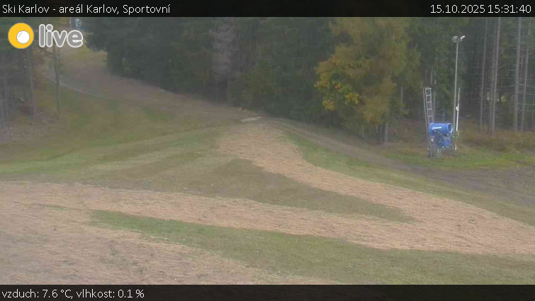 Ski Karlov - areál Karlov - Sportovní - 15.10.2025 v 15:31 Ski Karlov - areál Karlov - Sportovní - 15.10.2025 v 15:31