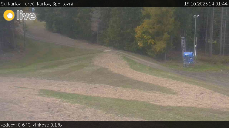Ski Karlov - areál Karlov - Sportovní - 16.10.2025 v 14:01 Ski Karlov - areál Karlov - Sportovní - 16.10.2025 v 14:01