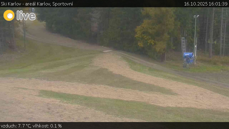 Ski Karlov - areál Karlov - Sportovní - 16.10.2025 v 16:01 Ski Karlov - areál Karlov - Sportovní - 16.10.2025 v 16:01