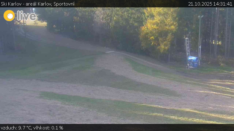 Ski Karlov - areál Karlov - Sportovní - 21.10.2025 v 14:31 Ski Karlov - areál Karlov - Sportovní - 21.10.2025 v 14:31