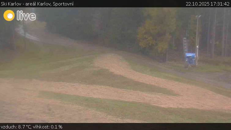 Ski Karlov - areál Karlov - Sportovní - 22.10.2025 v 17:31 Ski Karlov - areál Karlov - Sportovní - 22.10.2025 v 17:31