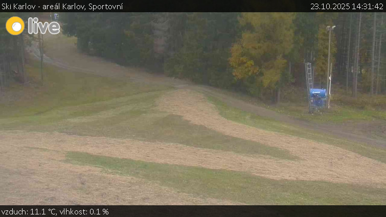 Ski Karlov - areál Karlov - Sportovní - 23.10.2025 v 14:31 Ski Karlov - areál Karlov - Sportovní - 23.10.2025 v 14:31