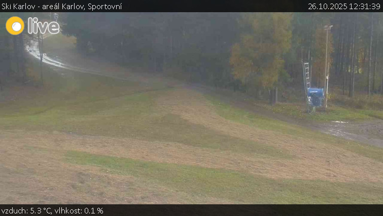 Ski Karlov - areál Karlov - Sportovní - 26.10.2025 v 12:31 Ski Karlov - areál Karlov - Sportovní - 26.10.2025 v 12:31