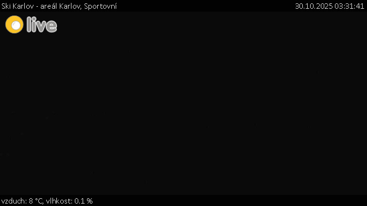 Ski Karlov - areál Karlov - Sportovní - 30.10.2025 v 03:31 Ski Karlov - areál Karlov - Sportovní - 30.10.2025 v 03:31