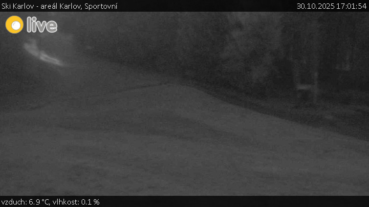 Ski Karlov - areál Karlov - Sportovní - 30.10.2025 v 17:01 Ski Karlov - areál Karlov - Sportovní - 30.10.2025 v 17:01