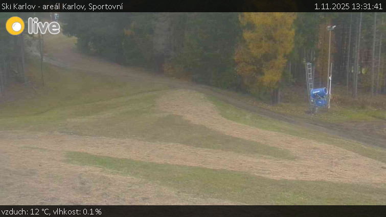 Ski Karlov - areál Karlov - Sportovní - 1.11.2025 v 13:31 Ski Karlov - areál Karlov - Sportovní - 1.11.2025 v 13:31