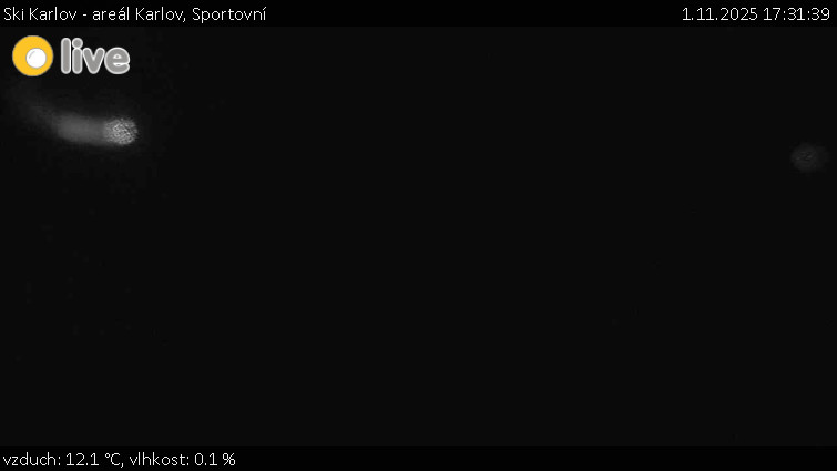 Ski Karlov - areál Karlov - Sportovní - 1.11.2025 v 17:31 Ski Karlov - areál Karlov - Sportovní - 1.11.2025 v 17:31
