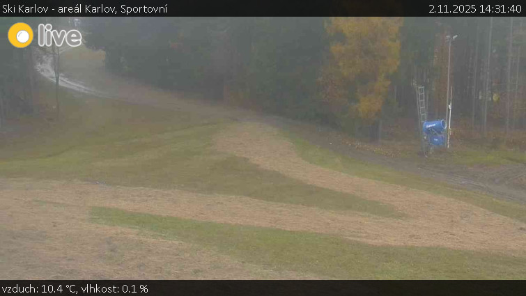 Ski Karlov - areál Karlov - Sportovní - 2.11.2025 v 14:31 Ski Karlov - areál Karlov - Sportovní - 2.11.2025 v 14:31