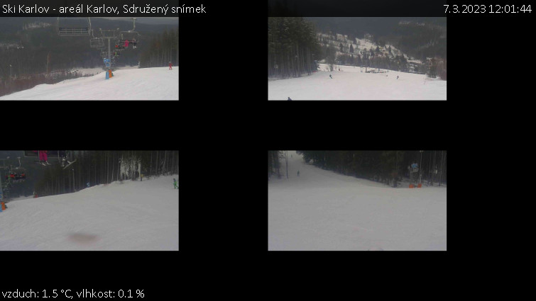 Ski Karlov - areál Karlov - Sdružený snímek - 7.3.2023 v 12:01