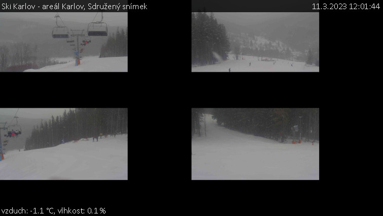 Ski Karlov - areál Karlov - Sdružený snímek - 11.3.2023 v 12:01
