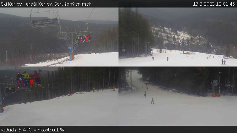 Ski Karlov - areál Karlov - Sdružený snímek - 13.3.2023 v 12:01