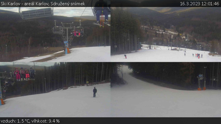 Ski Karlov - areál Karlov - Sdružený snímek - 16.3.2023 v 12:01