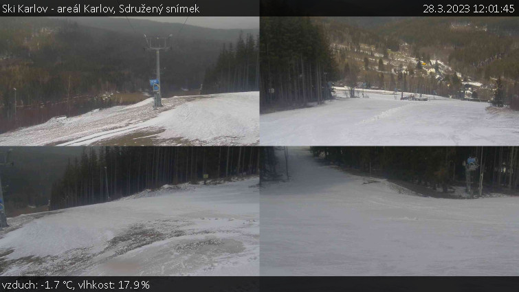 Ski Karlov - areál Karlov - Sdružený snímek - 28.3.2023 v 12:01