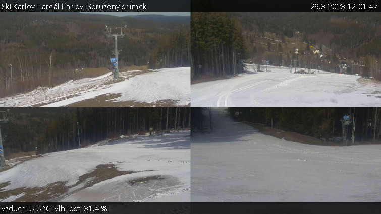Ski Karlov - areál Karlov - Sdružený snímek - 29.3.2023 v 12:01