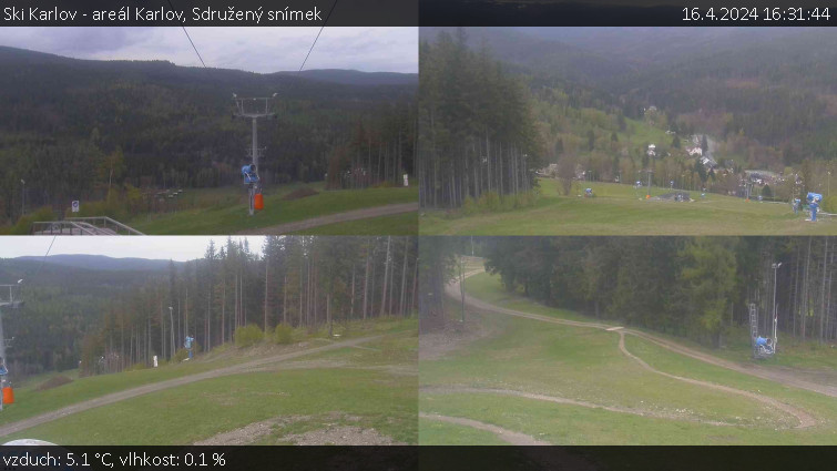 Ski Karlov - areál Karlov - Sdružený snímek - 16.4.2024 v 16:31