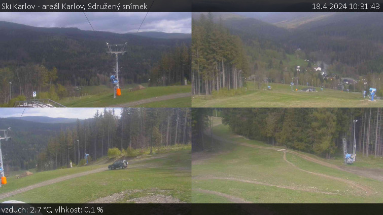 Ski Karlov - areál Karlov - Sdružený snímek - 18.4.2024 v 10:31