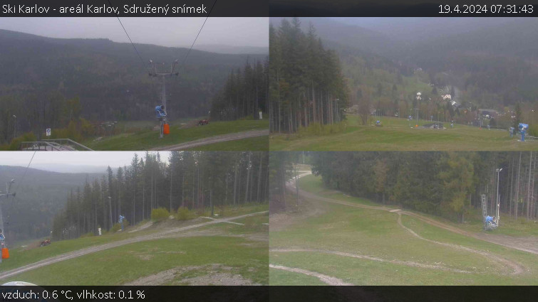 Ski Karlov - areál Karlov - Sdružený snímek - 19.4.2024 v 07:31