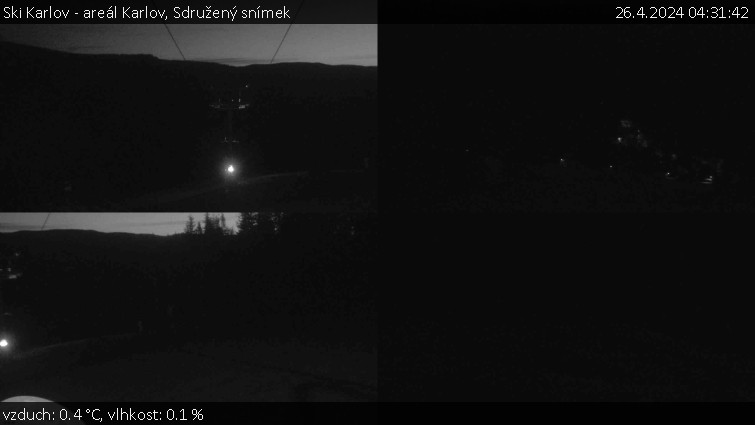 Ski Karlov - areál Karlov - Sdružený snímek - 26.4.2024 v 04:31