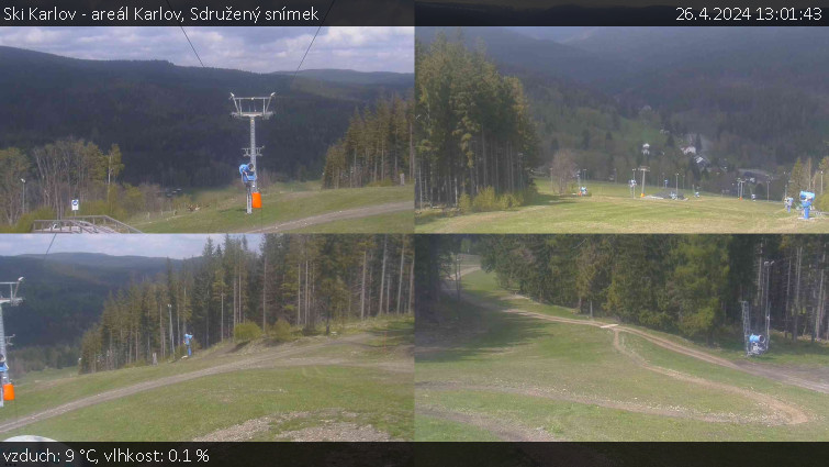 Ski Karlov - areál Karlov - Sdružený snímek - 26.4.2024 v 13:01
