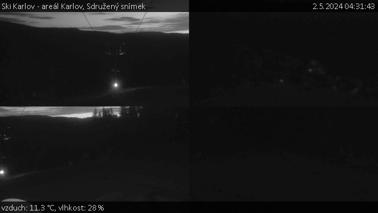 Ski Karlov - areál Karlov - Sdružený snímek - 2.5.2024 v 04:31