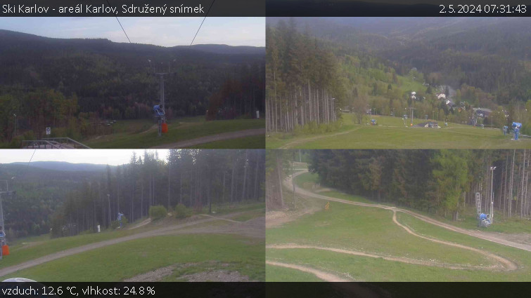 Ski Karlov - areál Karlov - Sdružený snímek - 2.5.2024 v 07:31
