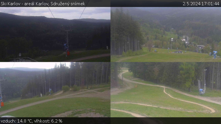 Ski Karlov - areál Karlov - Sdružený snímek - 2.5.2024 v 17:01