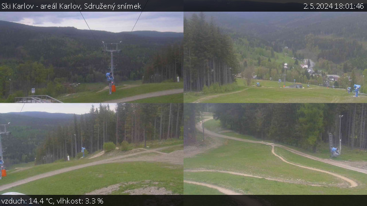 Ski Karlov - areál Karlov - Sdružený snímek - 2.5.2024 v 18:01