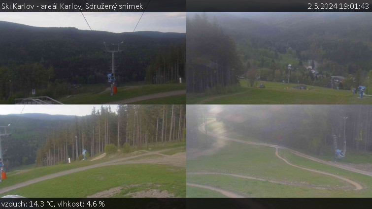 Ski Karlov - areál Karlov - Sdružený snímek - 2.5.2024 v 19:01