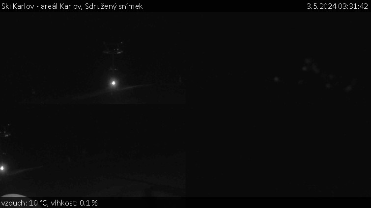 Ski Karlov - areál Karlov - Sdružený snímek - 3.5.2024 v 03:31