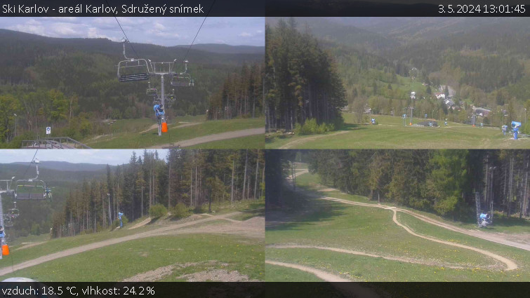 Ski Karlov - areál Karlov - Sdružený snímek - 3.5.2024 v 13:01