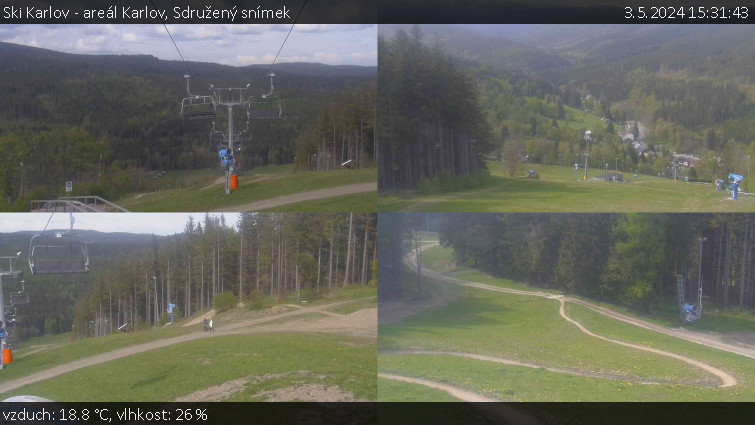 Ski Karlov - areál Karlov - Sdružený snímek - 3.5.2024 v 15:31