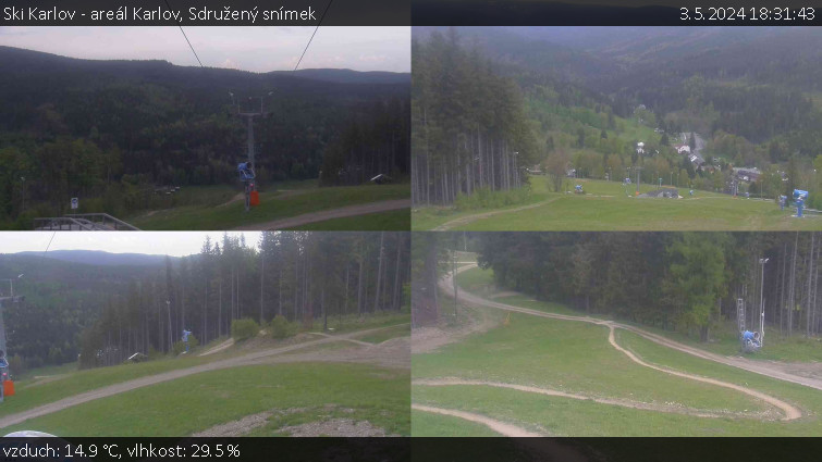 Ski Karlov - areál Karlov - Sdružený snímek - 3.5.2024 v 18:31