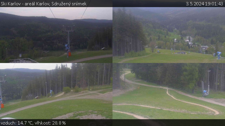 Ski Karlov - areál Karlov - Sdružený snímek - 3.5.2024 v 19:01