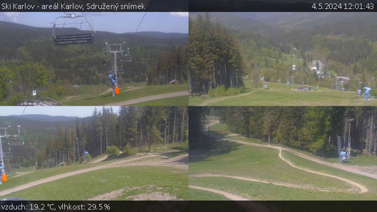 Ski Karlov - areál Karlov - Sdružený snímek - 4.5.2024 v 12:01
