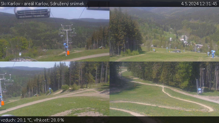 Ski Karlov - areál Karlov - Sdružený snímek - 4.5.2024 v 12:31