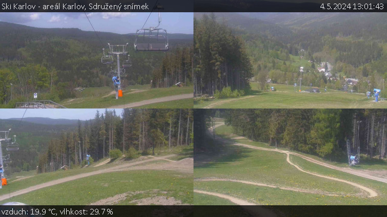 Ski Karlov - areál Karlov - Sdružený snímek - 4.5.2024 v 13:01