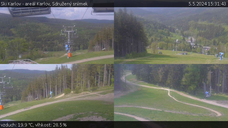 Ski Karlov - areál Karlov - Sdružený snímek - 5.5.2024 v 15:31