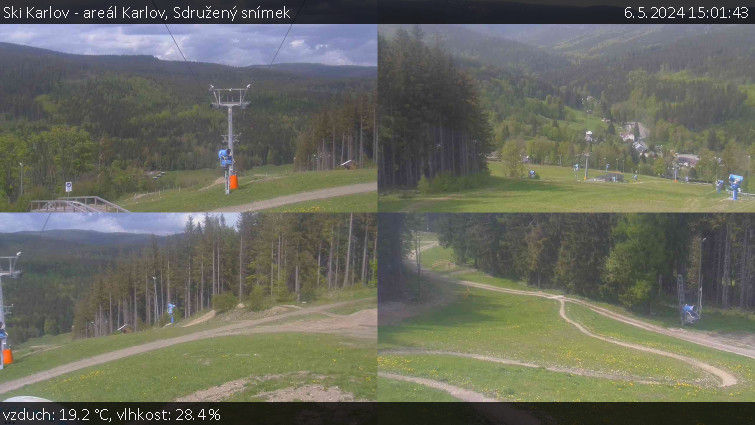 Ski Karlov - areál Karlov - Sdružený snímek - 6.5.2024 v 15:01