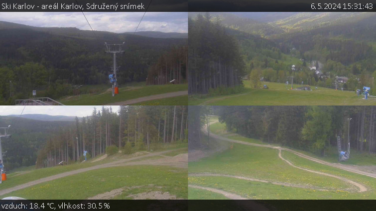 Ski Karlov - areál Karlov - Sdružený snímek - 6.5.2024 v 15:31