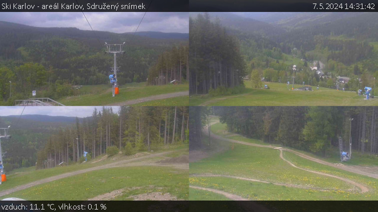 Ski Karlov - areál Karlov - Sdružený snímek - 7.5.2024 v 14:31