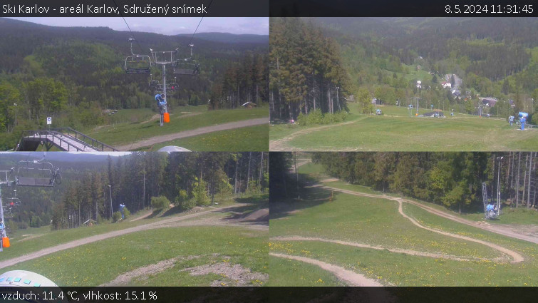 Ski Karlov - areál Karlov - Sdružený snímek - 8.5.2024 v 11:31