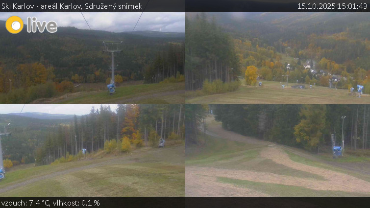 Ski Karlov - areál Karlov - Sdružený snímek - 15.10.2025 v 15:01 Ski Karlov - areál Karlov - Sdružený snímek - 15.10.2025 v 15:01