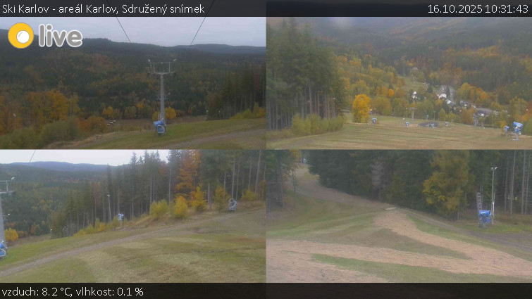 Ski Karlov - areál Karlov - Sdružený snímek - 16.10.2025 v 10:31 Ski Karlov - areál Karlov - Sdružený snímek - 16.10.2025 v 10:31