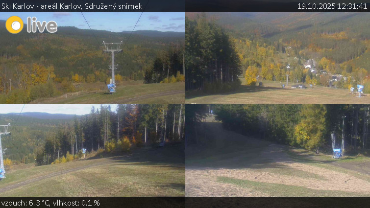 Ski Karlov - areál Karlov - Sdružený snímek - 19.10.2025 v 12:31 Ski Karlov - areál Karlov - Sdružený snímek - 19.10.2025 v 12:31