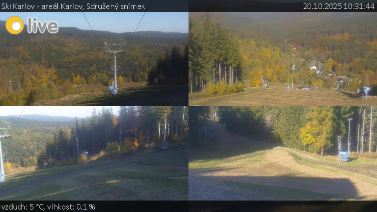 Ski Karlov - areál Karlov - Sdružený snímek - 20.10.2025 v 10:31 Ski Karlov - areál Karlov - Sdružený snímek - 20.10.2025 v 10:31