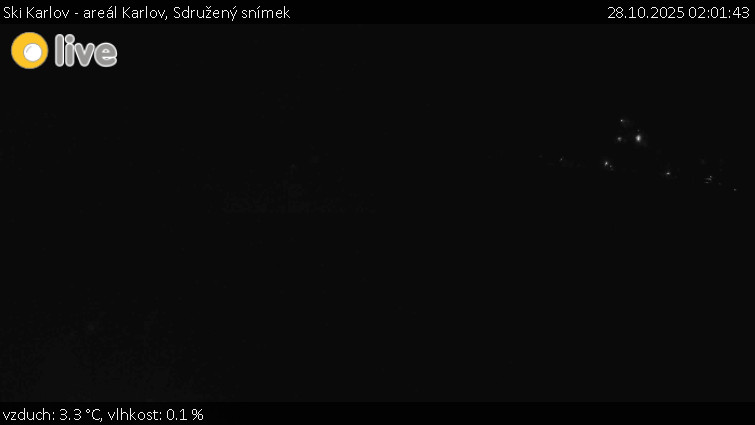 Ski Karlov - areál Karlov - Sdružený snímek - 28.10.2025 v 02:01 Ski Karlov - areál Karlov - Sdružený snímek - 28.10.2025 v 02:01