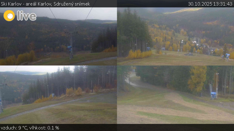 Ski Karlov - areál Karlov - Sdružený snímek - 30.10.2025 v 13:31 Ski Karlov - areál Karlov - Sdružený snímek - 30.10.2025 v 13:31