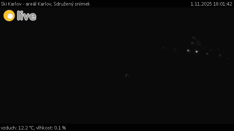 Ski Karlov - areál Karlov - Sdružený snímek - 1.11.2025 v 18:01 Ski Karlov - areál Karlov - Sdružený snímek - 1.11.2025 v 18:01