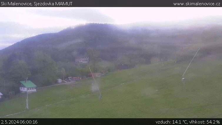 Ski Malenovice - Sjezdovka MAMUT - 2.5.2024 v 06:00