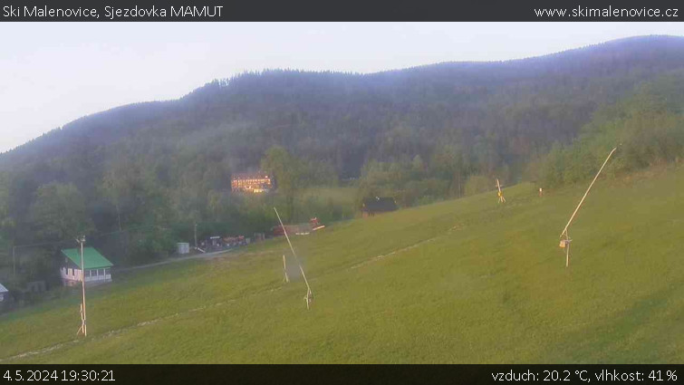 Ski Malenovice - Sjezdovka MAMUT - 4.5.2024 v 19:30